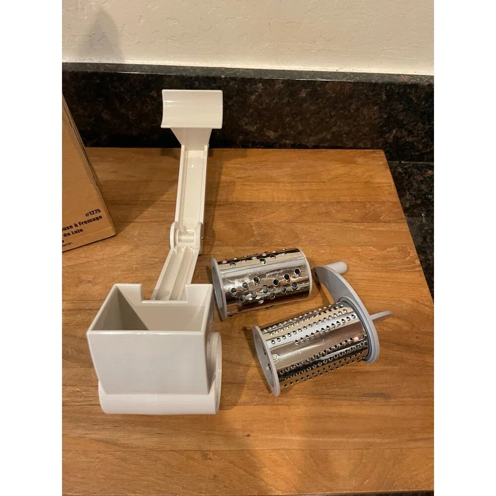 The Pampered Chef 1275 Deluxe Manual Cheese Grater